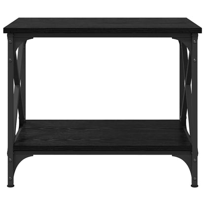 Beistelltisch Schwarz Eichen-Optik