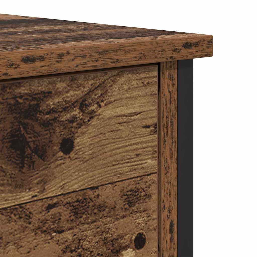 Nachttisch 2 pcs Altholz 40 x 42 x 60 cm Holzwerkstoff