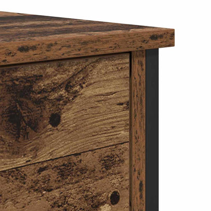 Nachttisch 2 pcs Altholz 40 x 42 x 60 cm Holzwerkstoff
