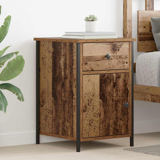 Nachttisch 2 pcs Altholz 40 x 42 x 60 cm Holzwerkstoff
