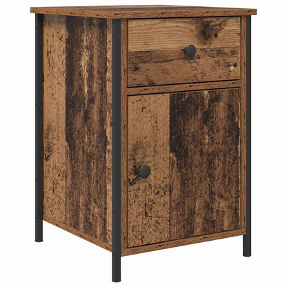 Nachttisch 2 pcs Altholz 40 x 42 x 60 cm Holzwerkstoff