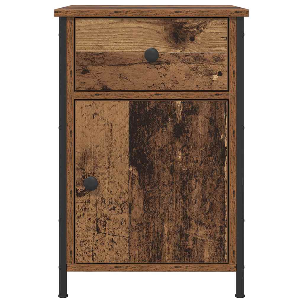 Nachttisch 2 pcs Altholz 40 x 42 x 60 cm Holzwerkstoff