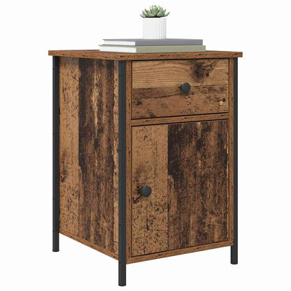 Nachttisch 2 pcs Altholz 40 x 42 x 60 cm Holzwerkstoff