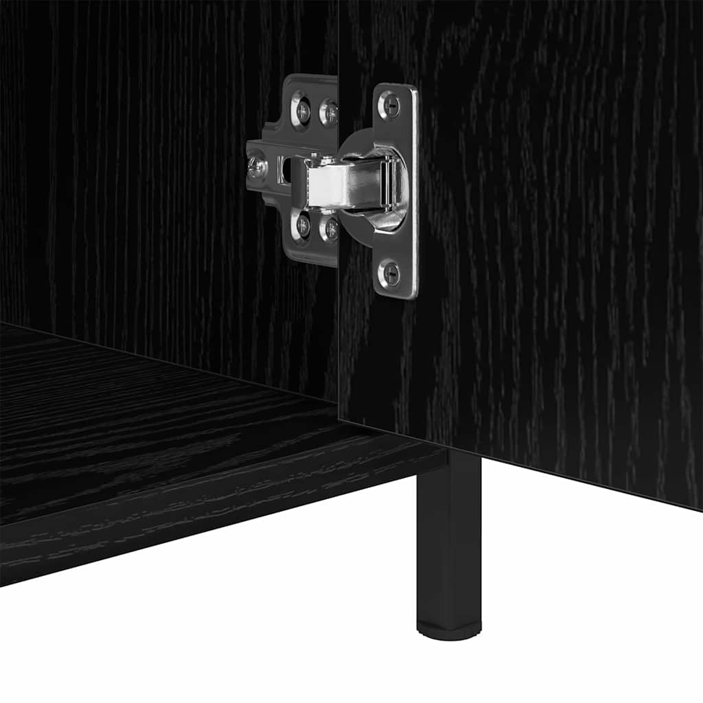 Nachttisch 2 pcs Schwarze Eiche 40 x 42 x 60 cm Holzwerkstoff