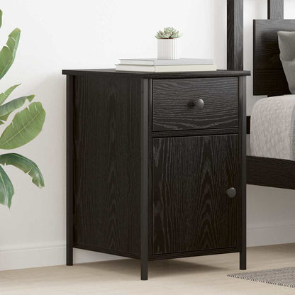 Nachttisch 2 pcs Schwarze Eiche 40 x 42 x 60 cm Holzwerkstoff