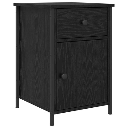 Nachttisch 2 pcs Schwarze Eiche 40 x 42 x 60 cm Holzwerkstoff