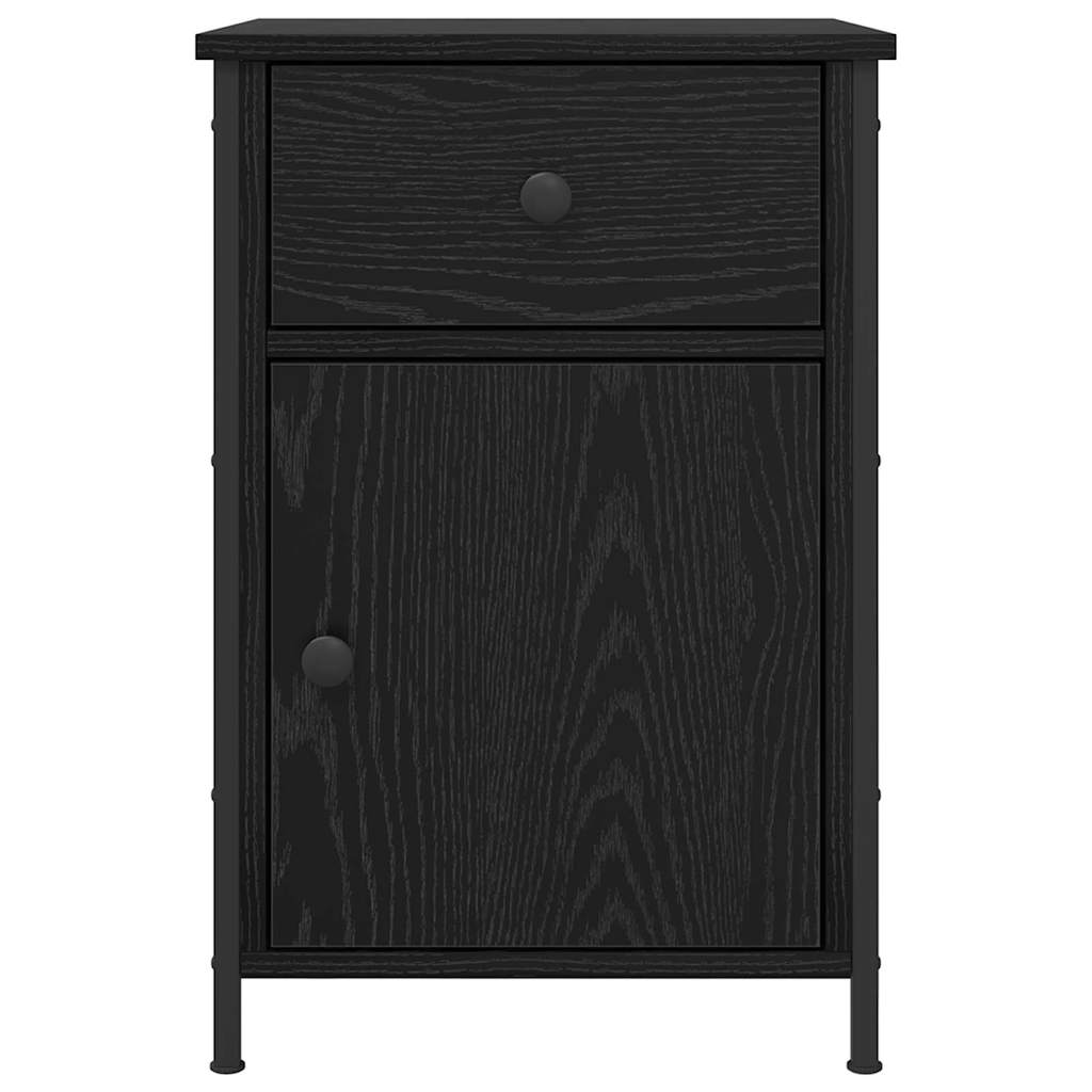 Nachttisch 2 pcs Schwarze Eiche 40 x 42 x 60 cm Holzwerkstoff