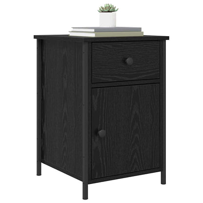 Nachttisch 2 pcs Schwarze Eiche 40 x 42 x 60 cm Holzwerkstoff