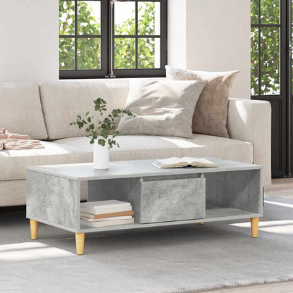 Couchtisch Betongrau 103,5 x 60 x 35 cm Holzwerkstoff