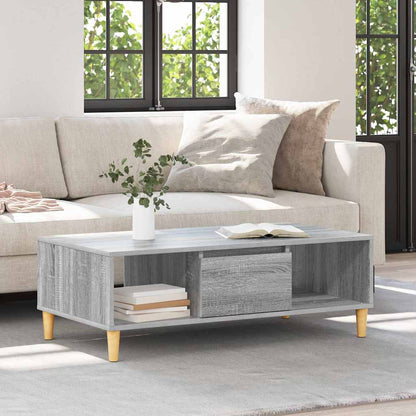 Couchtisch Grau Sonoma 103,5 x 60 x 35 cm Holzwerkstoff