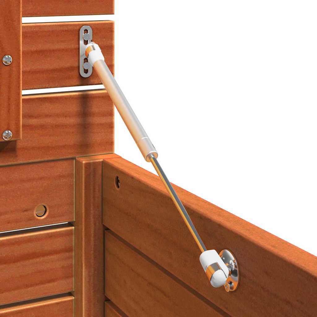 Gartenlagerbox mit Speicher Wachsbraun 101 x 50.5 x 46.5 cm