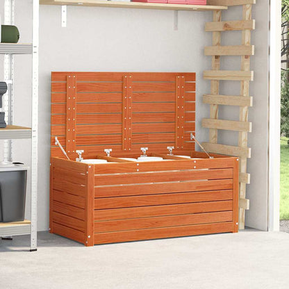 Gartenlagerbox mit Speicher Wachsbraun 101 x 50.5 x 46.5 cm