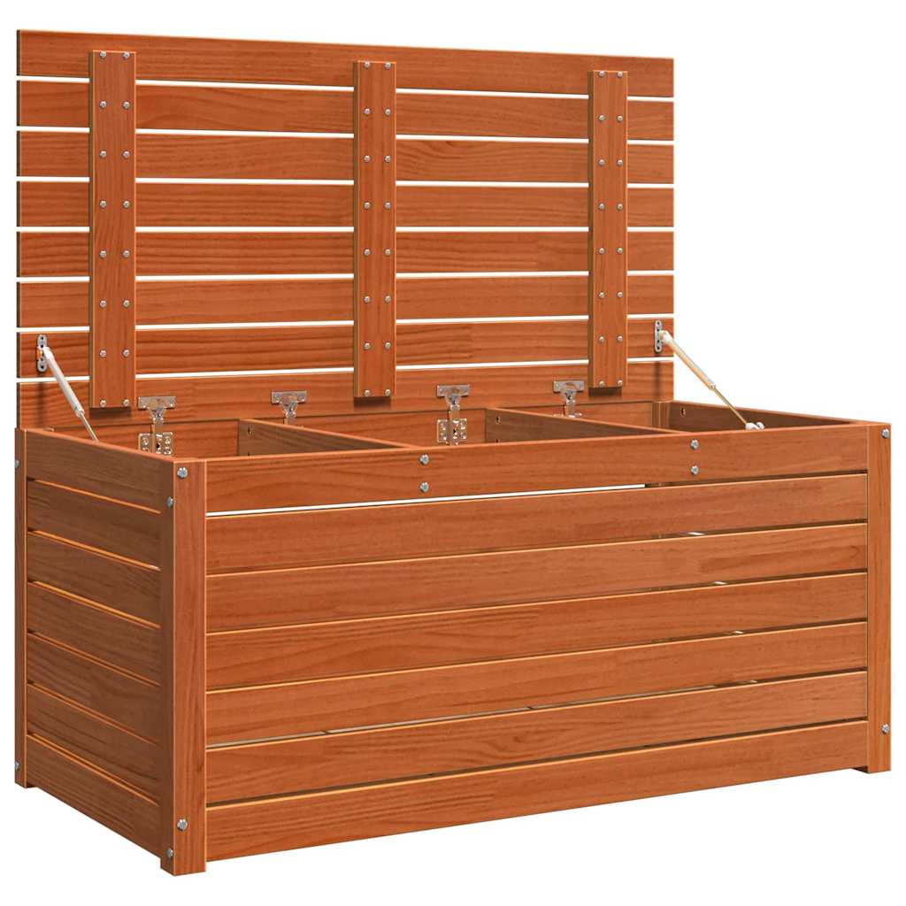Gartenlagerbox mit Speicher Wachsbraun 101 x 50.5 x 46.5 cm