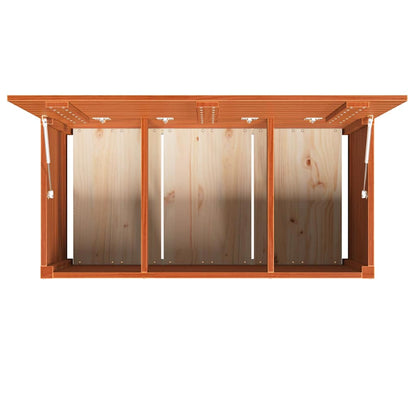 Gartenlagerbox mit Speicher Wachsbraun 101 x 50.5 x 46.5 cm