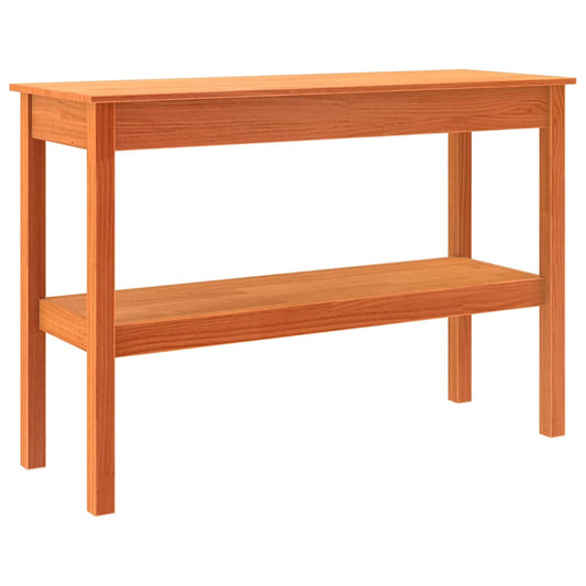 Konsolentisch Wachsbraun 110 x 40 x 75 cm Massivholz Kiefer
