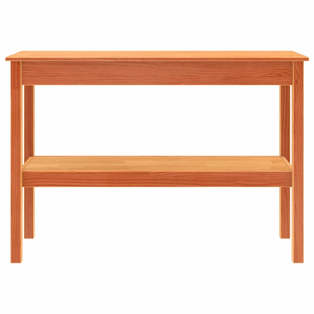 Konsolentisch Wachsbraun 110 x 40 x 75 cm Massivholz Kiefer
