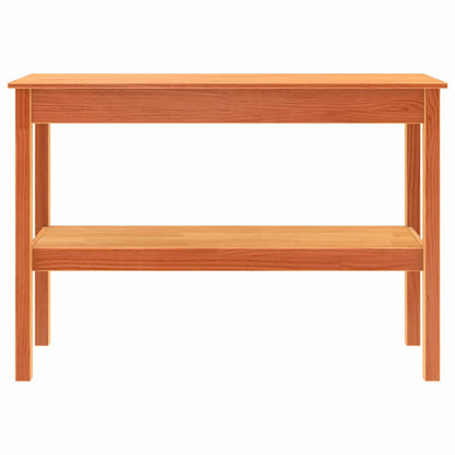 Konsolentisch Wachsbraun 110 x 40 x 75 cm Massivholz Kiefer