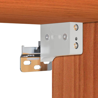 Wandschränke Wandmontiert 2 pcs Wachsbraun 100 x 30 x 35 cm
