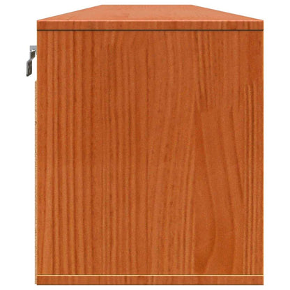 Wandschränke Wandmontiert 2 pcs Wachsbraun 100 x 30 x 35 cm