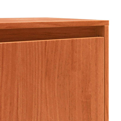 Sideboard Braun 111 x 34 x 60 cm Massivholz Kiefer