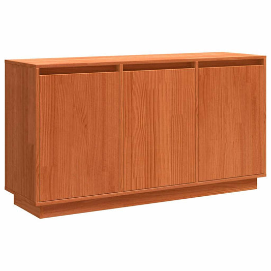 Sideboard Braun 111 x 34 x 60 cm Massivholz Kiefer