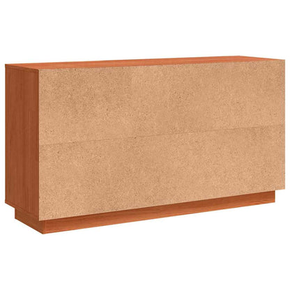 Sideboard Braun 111 x 34 x 60 cm Massivholz Kiefer