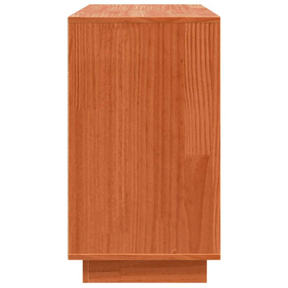 Sideboard Braun 111 x 34 x 60 cm Massivholz Kiefer