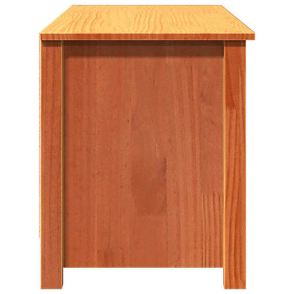 Schuhbank Wachsbraun 110 x 38 x 45.5 cm Massivholz Kiefer