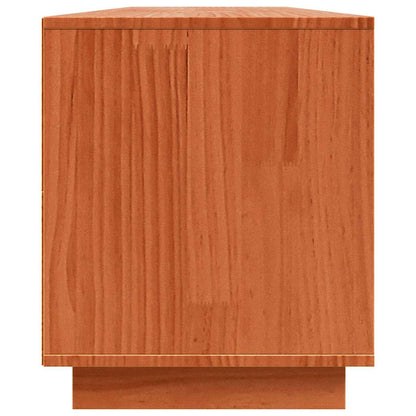 TV-Schränk Braun 156 x 37 x 45 cm Massivholz Kiefer