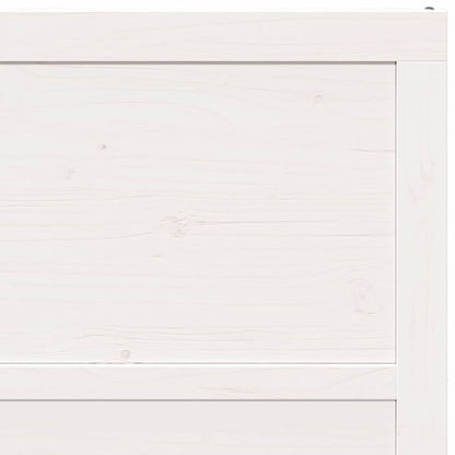 Scheunentür Weiß 100 x 208 cm Massivholz Kiefer