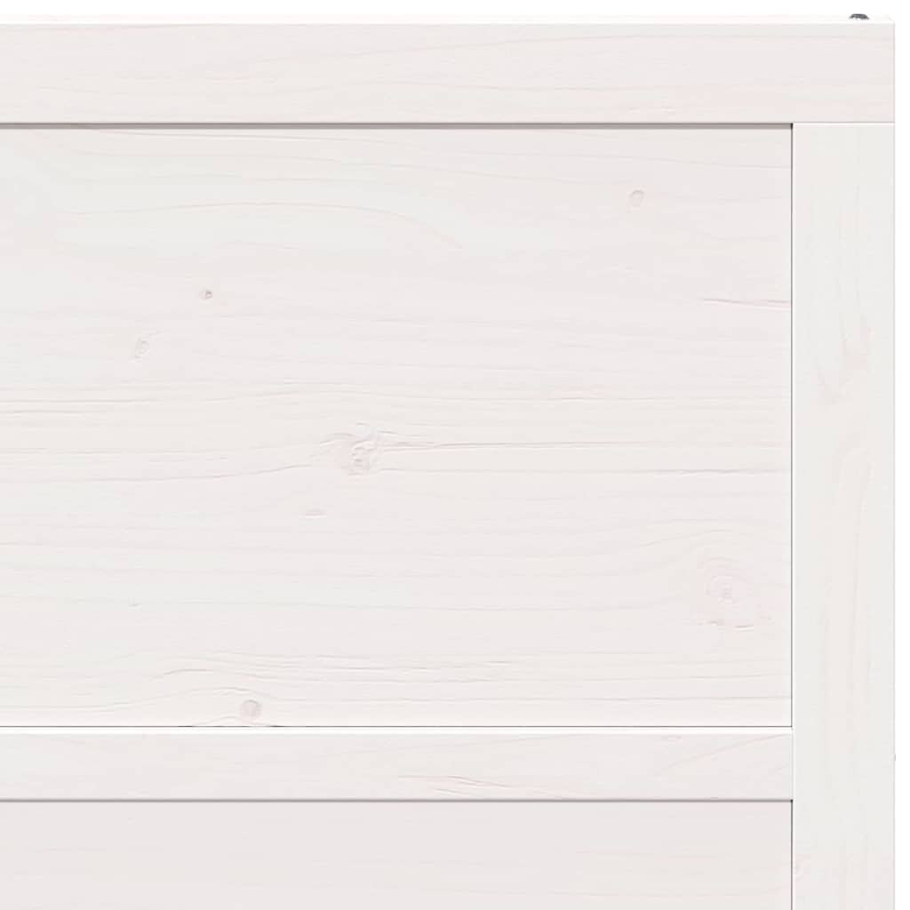 Scheunentür Weiß 90 x 208 cm Massivholz Kiefer