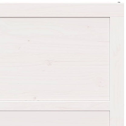 Scheunentür Weiß 90 x 208 cm Massivholz Kiefer