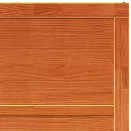 Scheunentür Wachsbraun 80 x 208 cm Massivholz Kiefer