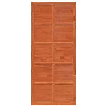Scheunentür Wachsbraun 100 x 210 cm Massivholz Kiefer