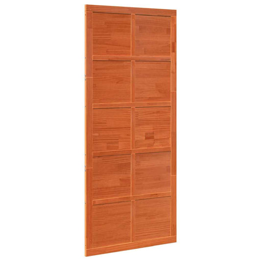 Scheunentür Braun Massivholz Kiefer