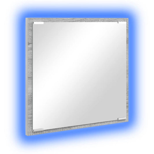 LED Badezimmer Spiegel Graues Sonoma 40 x 8.5 x 37 cm