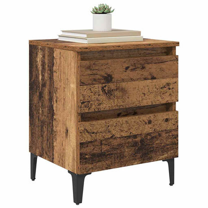Nachttisch 2 pcs Altholz 40 x 35 x 50 cm Holzwerkstoff
