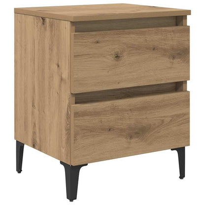 Nachttisch Eiche handwerklich 40 x 35 x 50 cm Holzwerkstoff