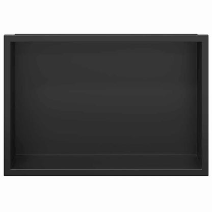 Duschnische Schwarz 30 x 20 x 9.5 cm Edelstahl