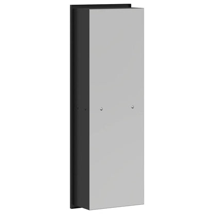 Duschnische Schwarz 60 x 20 x 9.5 cm Edelstahl