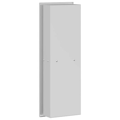 Duschnische Silber 60 x 20 x 9.5 cm Edelstahl