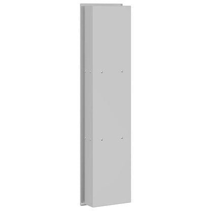 Duschnische Silber 90 x 20 x 9.5 cm Edelstahl