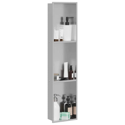 Duschnische Silber 90 x 20 x 9.5 cm Edelstahl
