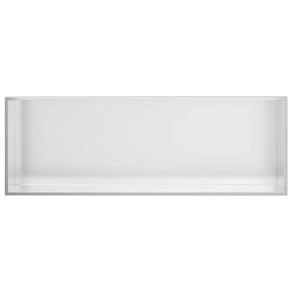 Duschnische Silber 90 x 30 x 9.5 cm Edelstahl
