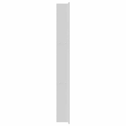 Duschnische Weiß 90 x 30 x 9.5 cm Edelstahl