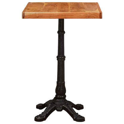 Bistrotisch Braun 50 x 50 x 76 cm Akazie Massivholz