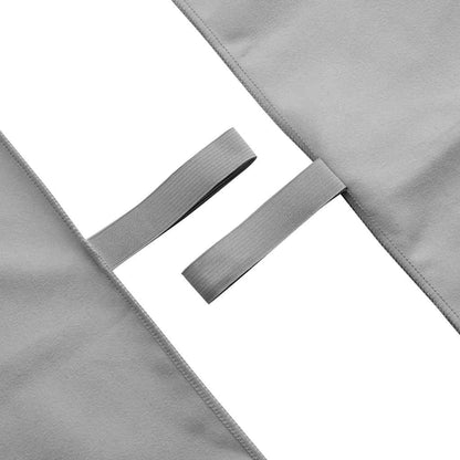 Sporthandtücher 2 pcs Dunkelgrau 90 x 180 cm