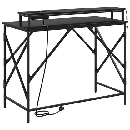 Schreibtisch Schwarze Eiche 100 x 50 x 86.5 cm Holzwerkstoff