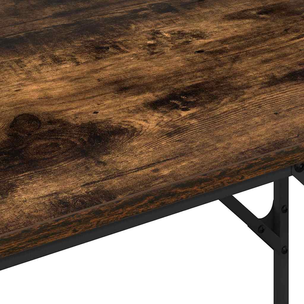 Schreibtisch Räuchereiche 100 x 50 x 86.5 cm Holzwerkstoff