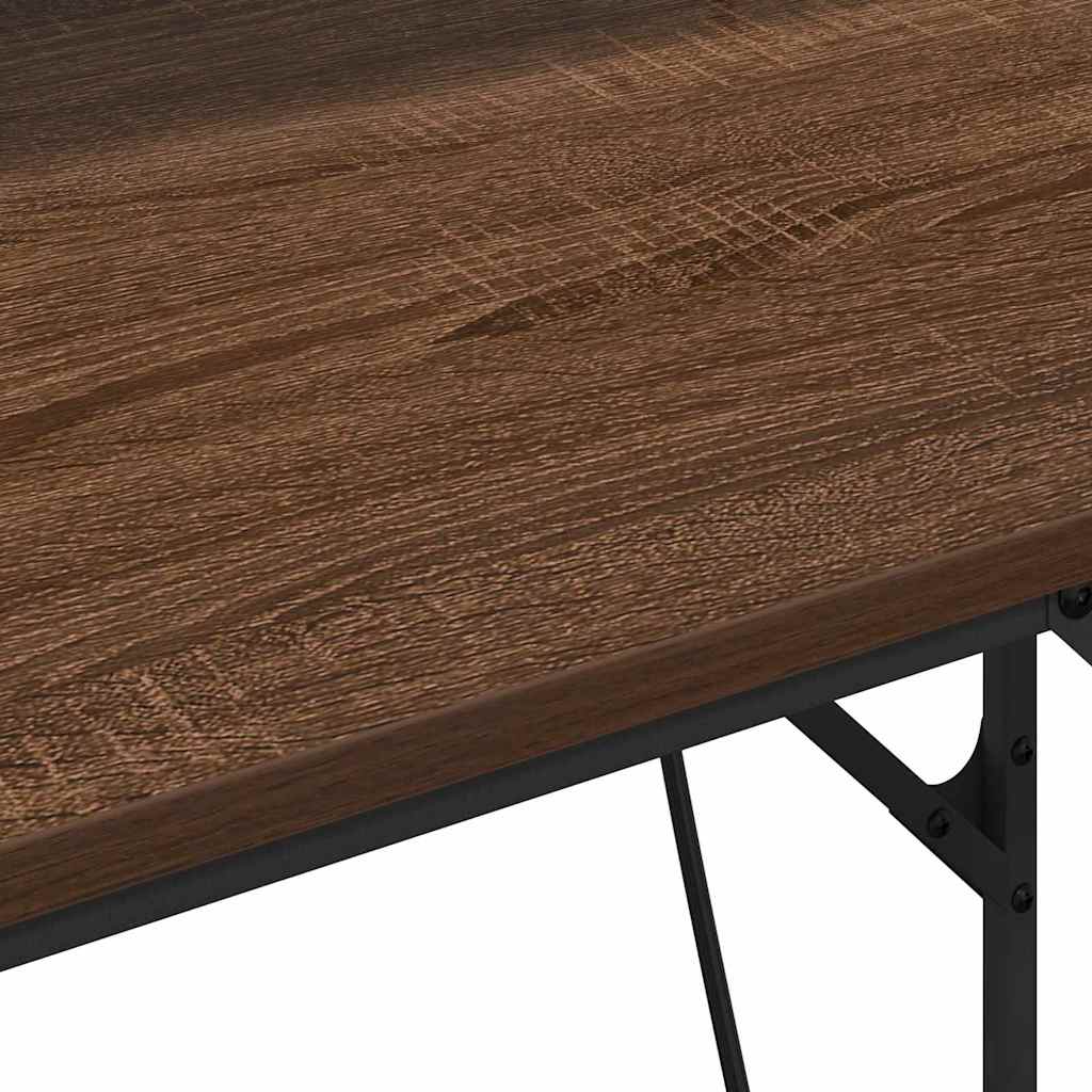 Schreibtisch Braune Eiche 100 x 50 x 86.5 cm Holzwerkstoff